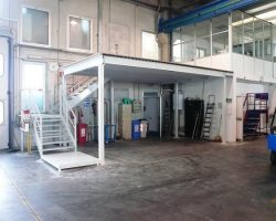 Soppalco per ampliamento uffici